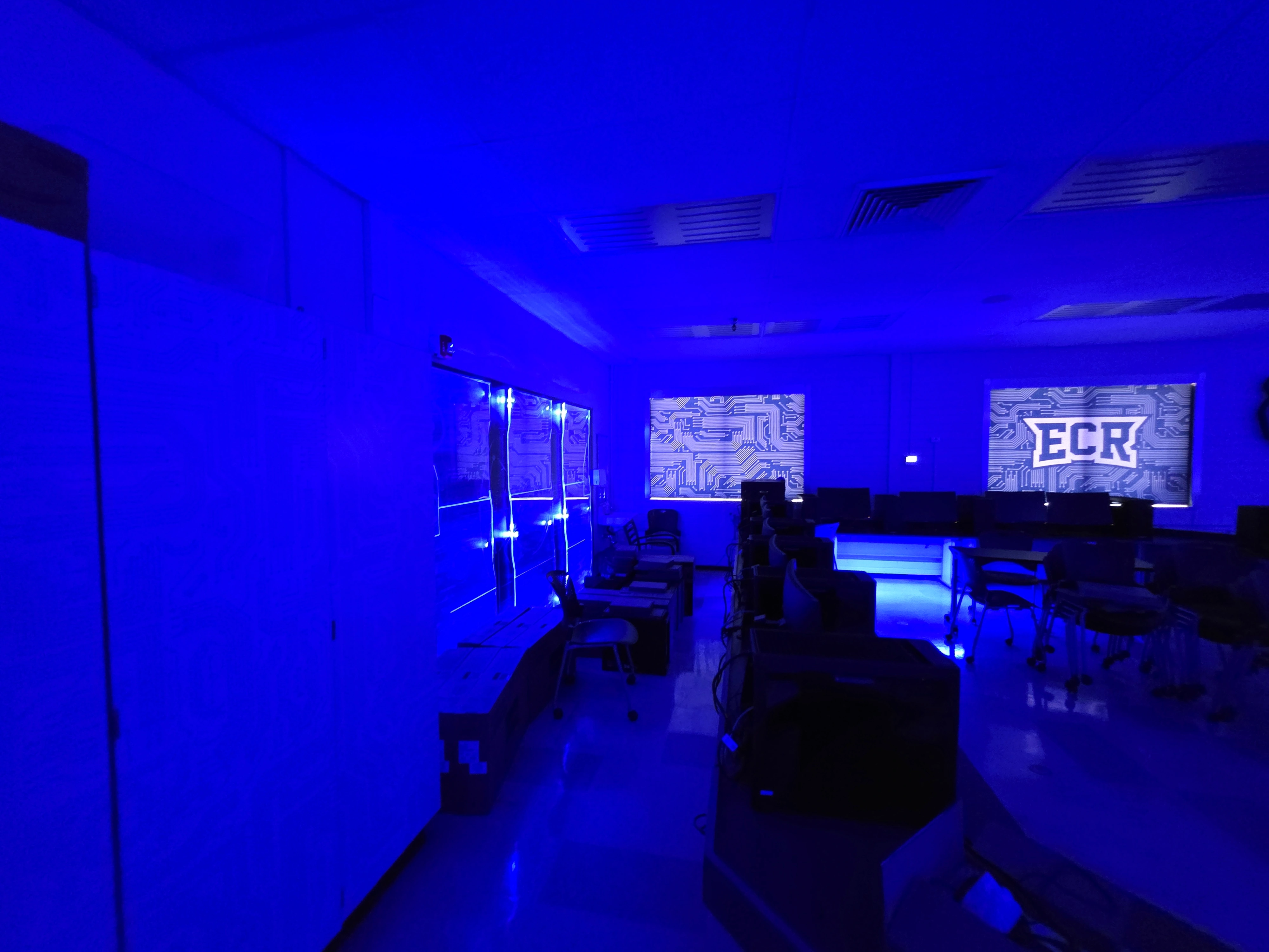 Left side of the club room