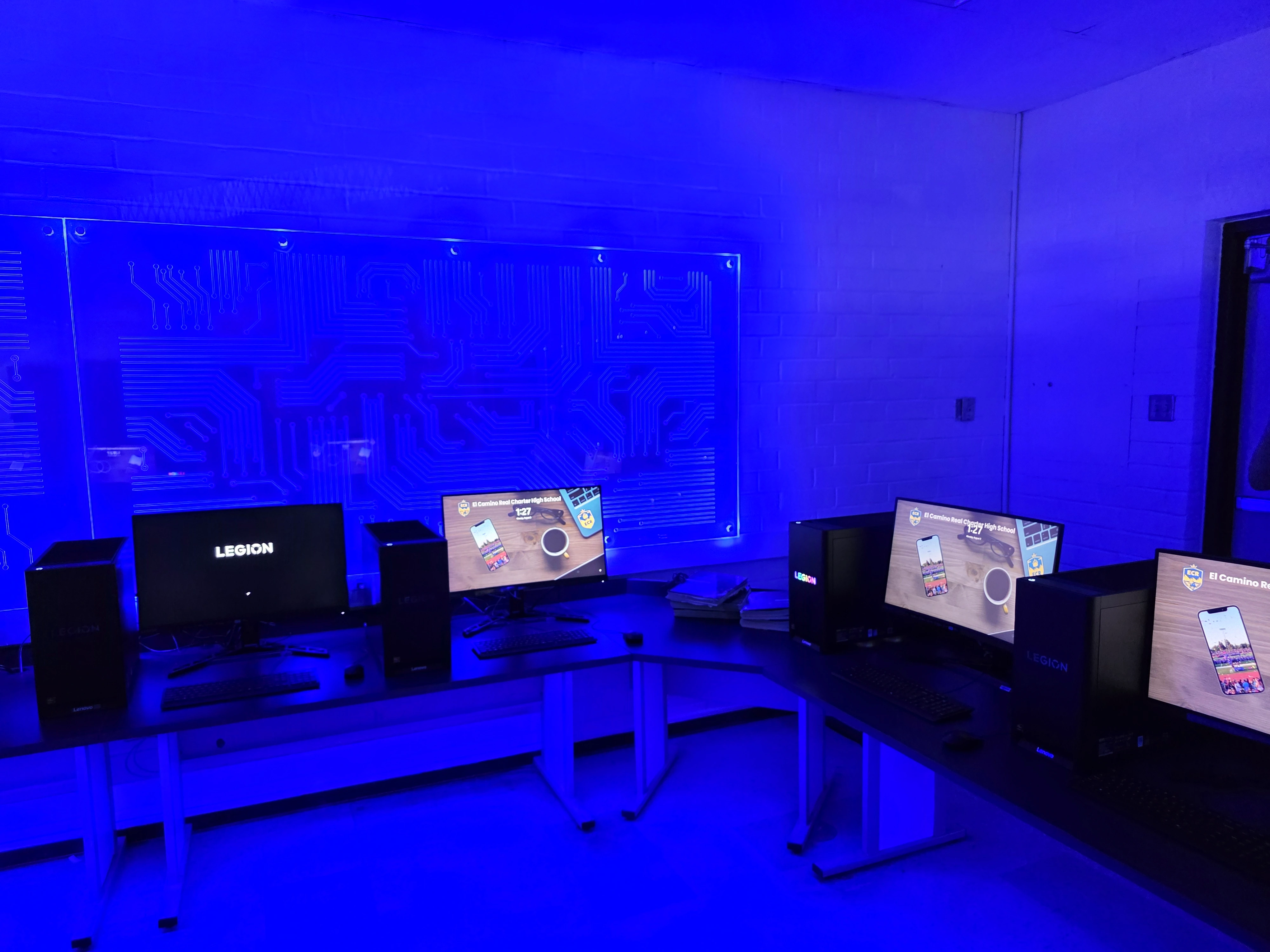 Right side of the club room